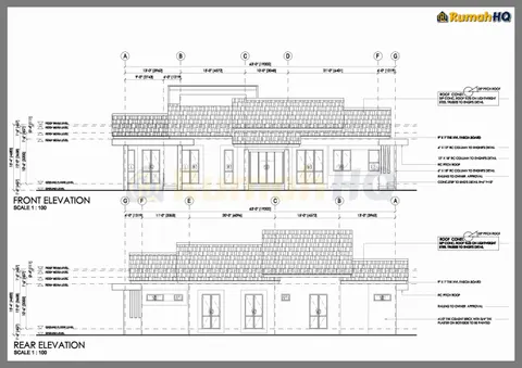 Technical drawing for house RHQ-A4-01, sheet 4 of 11