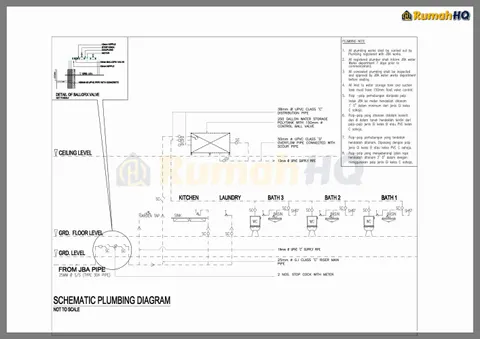 Technical drawing for house RHQ-A4-01, sheet 5 of 11