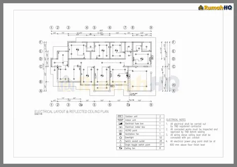 Technical drawing for house RHQ-A4-02, sheet 2 of 8