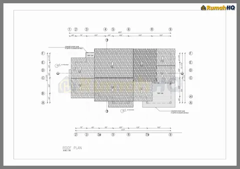 Technical drawing for house RHQ-A4-02, sheet 6 of 8