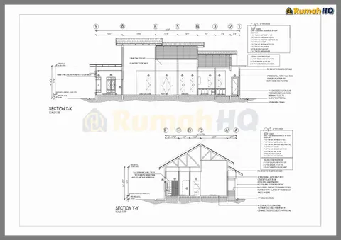 Technical drawing for house RHQ-A4-02, sheet 8 of 8
