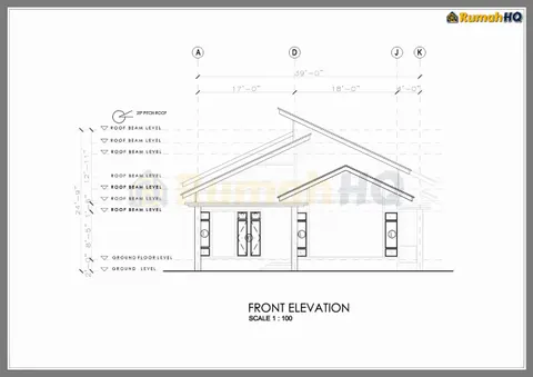 Technical drawing for house RHQ-A4-03, sheet 3 of 10