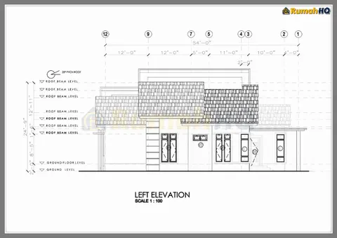Technical drawing for house RHQ-A4-03, sheet 4 of 10