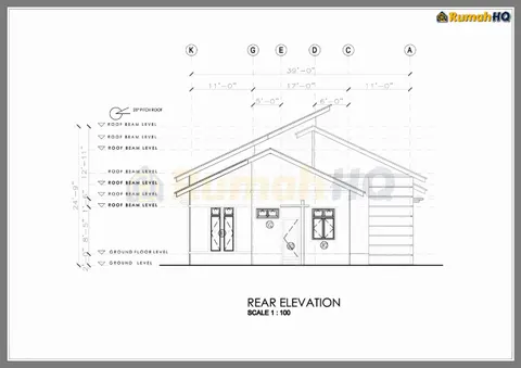 Technical drawing for house RHQ-A4-03, sheet 6 of 10