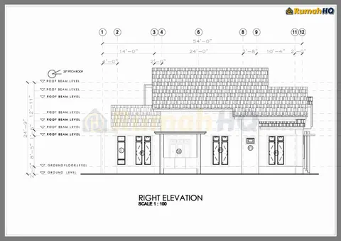 Technical drawing for house RHQ-A4-03, sheet 7 of 10