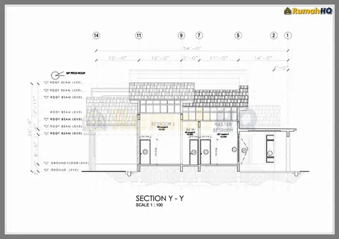 Technical drawing for house RHQ-A4-03, sheet 10 of 10