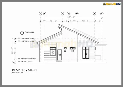 Technical drawing for house RHQ-A4-04, sheet 6 of 10