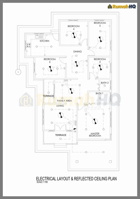 Technical drawing for house RHQ-A4-06, sheet 3 of 7