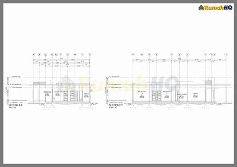 Technical drawing for house RHQ-A4-06, sheet 5 of 7