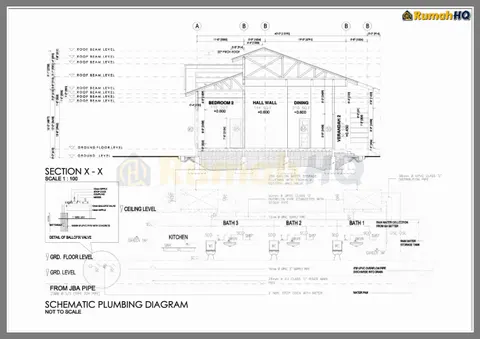 Technical drawing for house RHQ-A4-07, sheet 6 of 6
