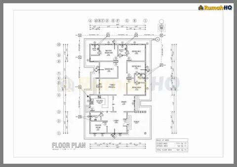 Technical drawing for house RHQ-A4-08, sheet 4 of 8