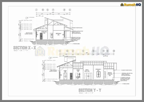 Technical drawing for house RHQ-A4-08, sheet 8 of 8
