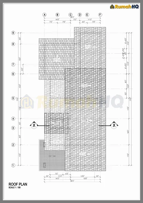 Technical drawing for house RHQ-A4-09, sheet 7 of 9