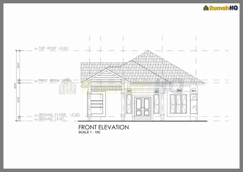 Technical drawing for house RHQ-A4-10, sheet 5 of 11