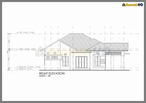 Technical drawing for house RHQ-A4-10, sheet 7 of 11