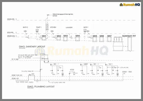 Technical drawing for house RHQ-A4-10, sheet 9 of 11
