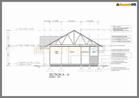 Technical drawing for house RHQ-A4-10, sheet 10 of 11