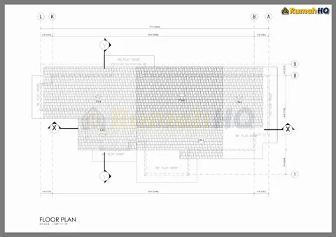 Technical drawing for house RHQ-A5-01, sheet 2 of 7