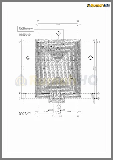 Technical drawing for house RHQ-A5-03, sheet 2 of 10