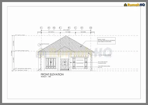Technical drawing for house RHQ-A5-03, sheet 3 of 10