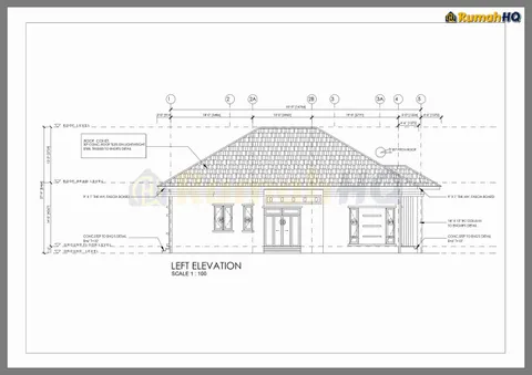 Technical drawing for house RHQ-A5-03, sheet 4 of 10