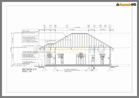Technical drawing for house RHQ-A5-03, sheet 8 of 10