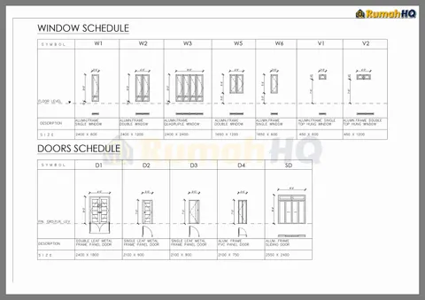 Technical drawing for house RHQ-A5-03, sheet 10 of 10
