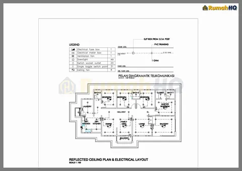 Technical drawing for house RHQ-A5-04, sheet 2 of 9