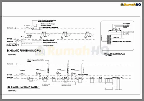 Technical drawing for house RHQ-A5-04, sheet 5 of 9