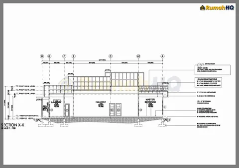 Technical drawing for house RHQ-A5-04, sheet 7 of 9