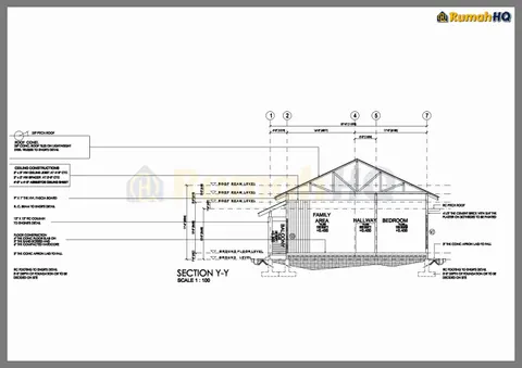 Technical drawing for house RHQ-A5-04, sheet 8 of 9