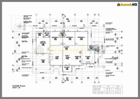 Technical drawing for house RHQ-A5-05, sheet 4 of 9