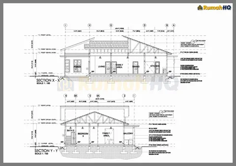 Technical drawing for house RHQ-A5-05, sheet 8 of 9