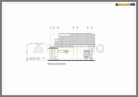 Technical drawing for house RHQ-A5-07, sheet 4 of 13