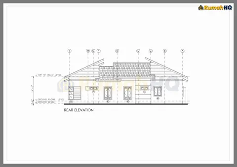 Technical drawing for house RHQ-A5-07, sheet 5 of 13