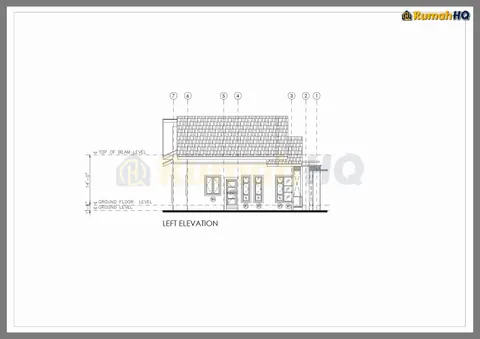 Technical drawing for house RHQ-A5-07, sheet 6 of 13