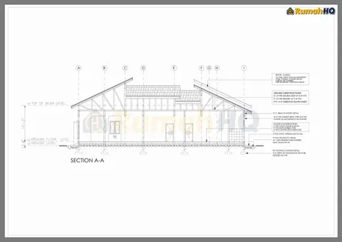 Technical drawing for house RHQ-A5-07, sheet 7 of 13
