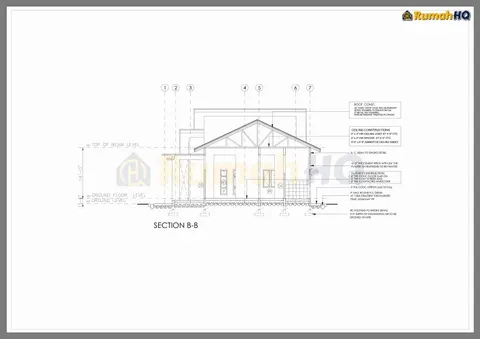 Technical drawing for house RHQ-A5-07, sheet 8 of 13