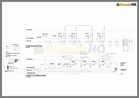 Technical drawing for house RHQ-A5-08, sheet 5 of 5
