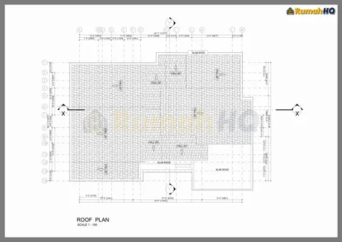 Technical drawing for house RHQ-A5-09, sheet 2 of 7