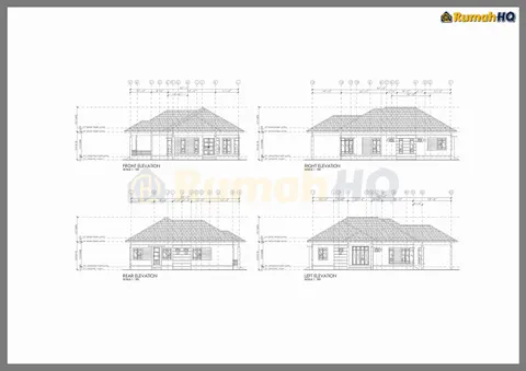 Technical drawing for house RHQ-A5-10, sheet 4 of 7