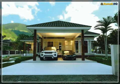 3D view 4 of 5, house RHQ-A5-10 — Bungalow · 1 storey · 4 bed · 5 bath