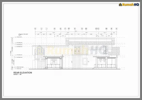 Technical drawing for house RHQ-D1-01, sheet 12 of 15