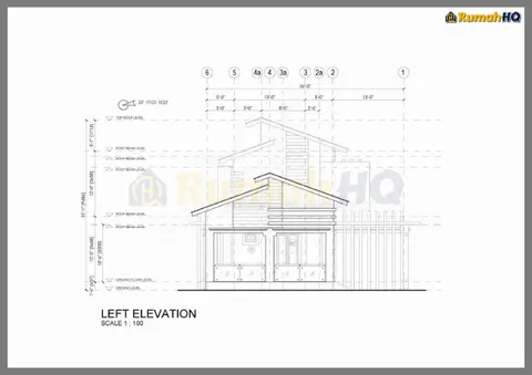 Technical drawing for house RHQ-D1-01, sheet 14 of 15