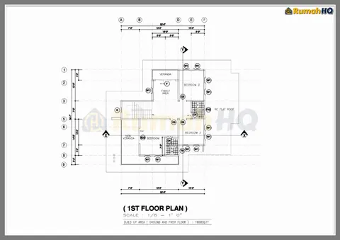 Technical drawing for house RHQ-D1-02, sheet 2 of 11