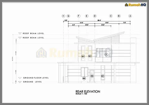 Technical drawing for house RHQ-D1-02, sheet 7 of 11