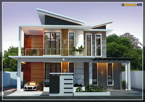 3D view 1 of 5, house RHQ-D1-02 — Bungalow · 2 storey · 4 bed · 4 bath