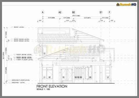 Technical drawing for house RHQ-D1-03, sheet 6 of 12