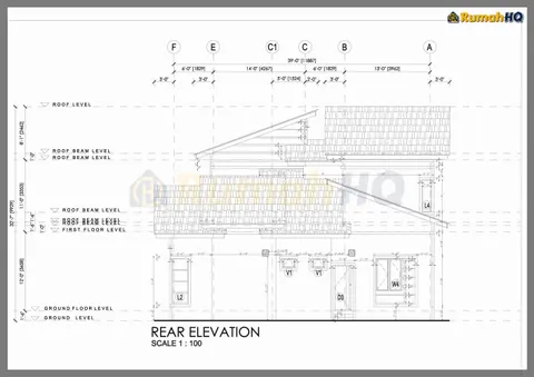 Technical drawing for house RHQ-D1-03, sheet 8 of 12