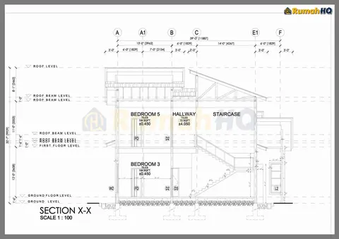 Technical drawing for house RHQ-D1-03, sheet 10 of 12